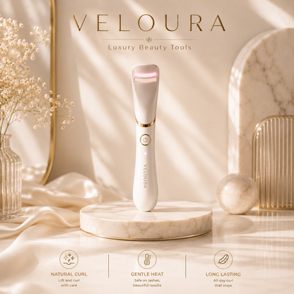 Premium heated lash curler