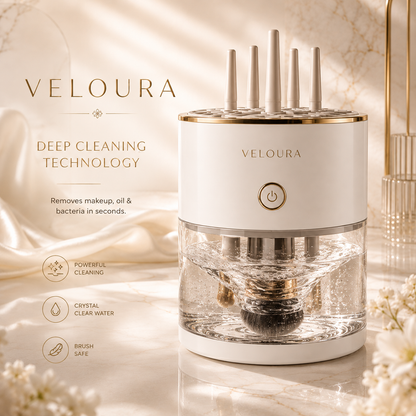 Veloura Electric Makeup Brush Cleaner